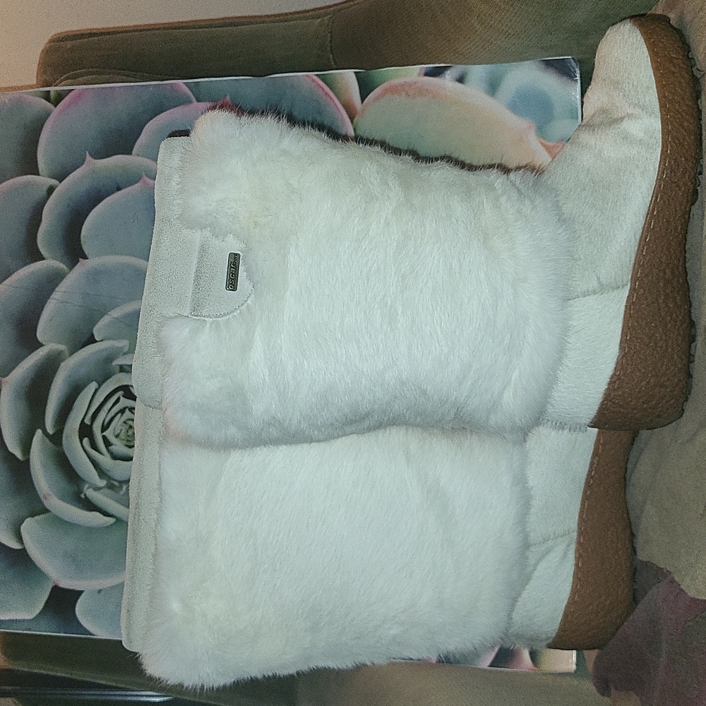 Oscar Sport Fur Boots Norma White Ski Boots Size(39)  Fur&Leather - Picture 5 of 14
